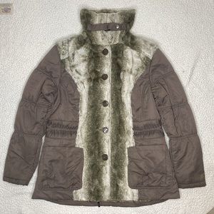 Montana Clothing Company Faux Fur Jacket: Size Large